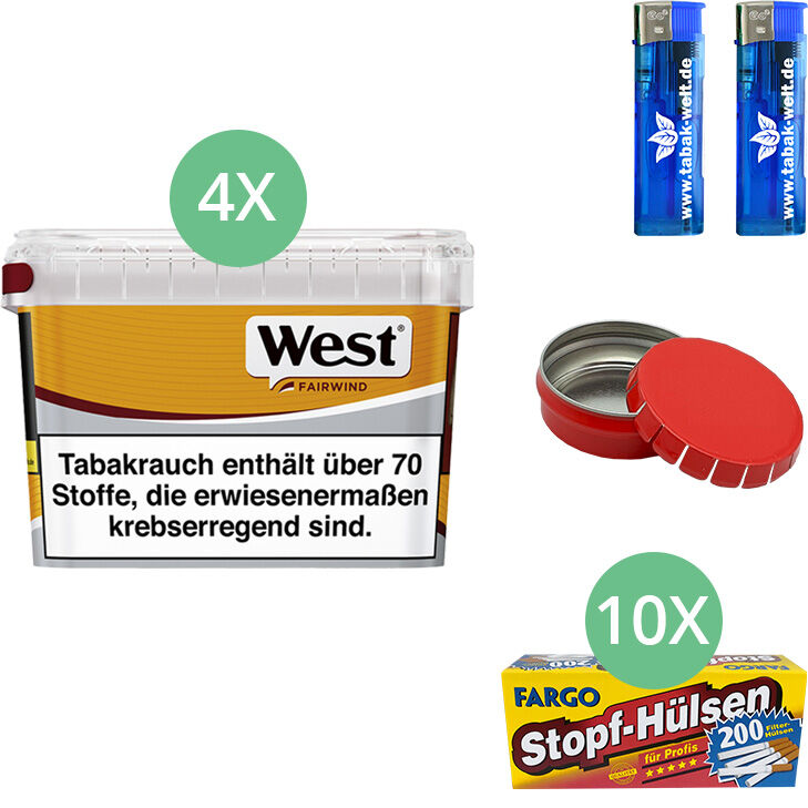 4 x-165g West yellow-eimer-1000-fargo-200
